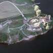 Aerial view of Urquhart Castle, Loch Ness, looking W.