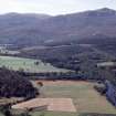 Aerial view of Strathglass, near Erchless, near Beauly, looking W.