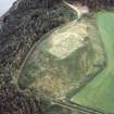 Aerial view of Ormond Castle, Black Isle, Easter Ross, looking S.