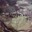 Aerial view of Ballater beside the River Dee, Aberdeenshire, looking E.