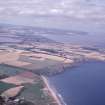 Aerial view of Montrose and Montrose Basin, looking N.