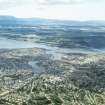 Aerial view of Inverness burgh and River Ness.
