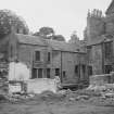 View of Luffness House after demolition.