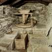 Click Mill, Dounby, Orkney.  G/V's of Mill Interior and Exterior IAM DH Sept 1987
