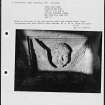 Photographs and research notes relating to graveyard monuments in Tweedsmuir Churchyard, Peeblesshire. 
