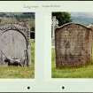 Photographs and research notes relating to graveyard monuments in Lochgoilhead Churchyard, Argyllshire and Bute. 
