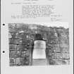 Photographs and research notes relating to graveyard monuments in Tullibody Churchyard, Clackmannanshire. 

