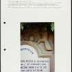 Photographs and research notes relating to graveyard monuments in Haddington Churchyard, East Lothian. 
