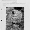 Photographs and research notes relating to graveyard monuments in Dalmellington Churchyard, Ayrshire. 
