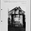Photographs and research notes relating to graveyard monuments in Largs Churchyard, Ayrshire. 
