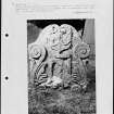 Photographs and research notes relating to graveyard monuments in Monkton Churchyard, Ayrshire. 
