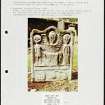 Photographs and research notes relating to graveyard monuments in Rosneath Churchyard, Dunbartonshire. 
		