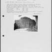 Photographs and research notes relating to graveyard monuments in Newburn Churchyard, Fife.  
