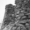 Broch, Tirefour Castle, Lismore.
Detail of walling from NE.