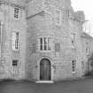 General view of the entrance courtyard, Drum Castle.