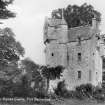 General postcard view from SSW showing Wester Kames Castle, Bute.
