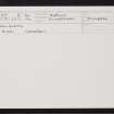 Skelberry, HU31NE 5, Ordnance Survey index card, Recto