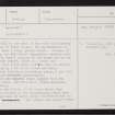 Skelberry, HU31NE 5, Ordnance Survey index card, page number 1, Recto