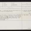 Gallow Hill, HU31SE 2, Ordnance Survey index card, Recto