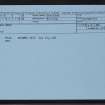 Fugla Ness, HU47NW 6, Ordnance Survey index card, Recto