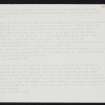 Bu Of Cairston, HY20NE 71, Ordnance Survey index card, Verso