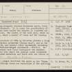 Unstan, HY21SE 5, Ordnance Survey index card, page number 1, Recto