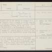 Brodgar Farm, HY31SW 20, Ordnance Survey index card, page number 1, Recto