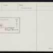 Rousay, Taversoe Tuick, HY42NW 2, Ordnance Survey index card, Recto