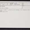 Papa Westray, HY45SE 62, Ordnance Survey index card, Recto