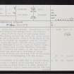Stroma, Nethertown, ND37NE 7, Ordnance Survey index card, page number 1, Recto