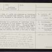 Barra, Borve, NF60SE 14, Ordnance Survey index card, page number 2, Verso