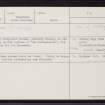 Fuday, NF70NW 8, Ordnance Survey index card, Recto