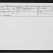 South Uist, An Doirlinn, NF71NW 5, Ordnance Survey index card, Recto