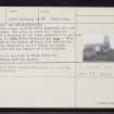 South Uist, Milton, Flora Macdonald Memorial, NF72NW 8, Ordnance Survey index card, page number 2, Verso