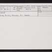 Langay, NG08SW 1, Ordnance Survey index card, Recto