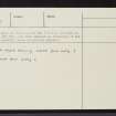 Skye, Rubh' An Dunain, NG31NE 2, Ordnance Survey index card, page number 2, Verso