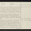 Dun Liath, Skye, NG37SE 2, Ordnance Survey index card, page number 2, Verso