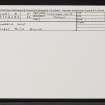 Skye, Kilmartin, NG46NE 6, Ordnance Survey index card, Recto