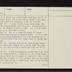 Whitebridge, NH41NE 2, Ordnance Survey index card, page number 4, Verso