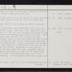Newton Of Petty, NH74NW 14, Ordnance Survey index card, page number 2, Verso