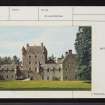 Cawdor Castle, NH84NW 1, Ordnance Survey index card, Recto