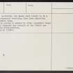 Wood Of Beachens, NJ04NW 4, Ordnance Survey index card, page number 2, Recto