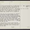 Easterton Of Roseisle, NJ16SW 24, Ordnance Survey index card, page number 2, Verso