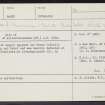 Alltacoileachan, NJ22NW 3, Ordnance Survey index card, Recto