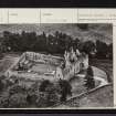 Balvenie Castle, NJ34SW 1, Ordnance Survey index card, Recto