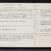 Huntly, NJ53NW 1, Ordnance Survey index card, page number 2, Verso