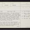 Tillyfourie, NJ61SW 3, Ordnance Survey index card, page number 1, Recto