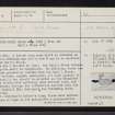 Cairn Riv, NJ64NE 4, Ordnance Survey index card, page number 1, Recto
