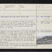 Hill Of Alvah, NJ66SE 6, Ordnance Survey index card, page number 1, Recto