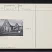 Newhills, Old Parish Church, NJ80NE 12, Ordnance Survey index card, Recto